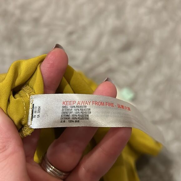 Anthropologie Saturday‎ Sunday women’s mustard polyester flowy tank top size xs - Picture 4 of 5